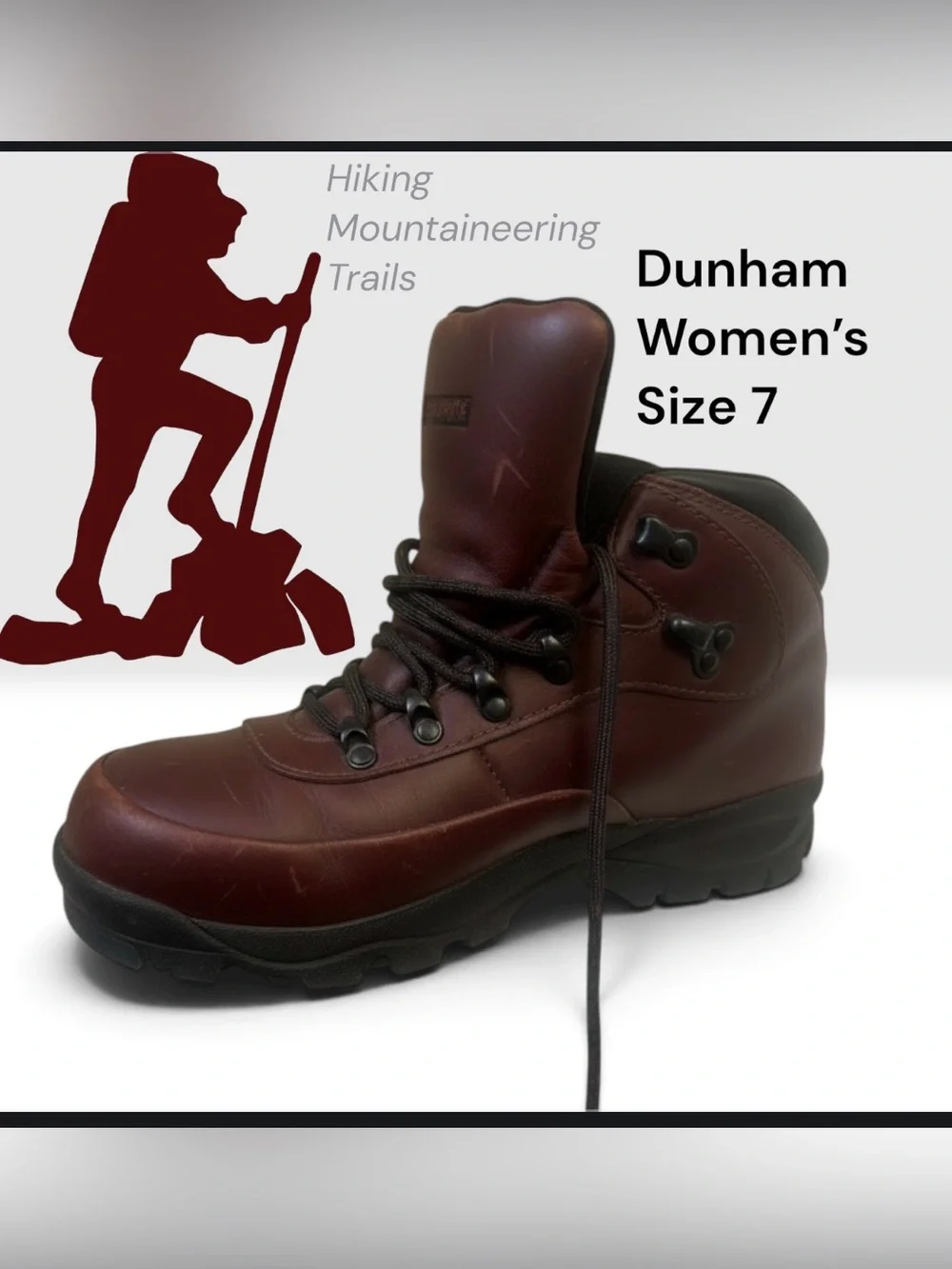 Dunham Mountaineering/Hiking Booties Size W/7 GUC!